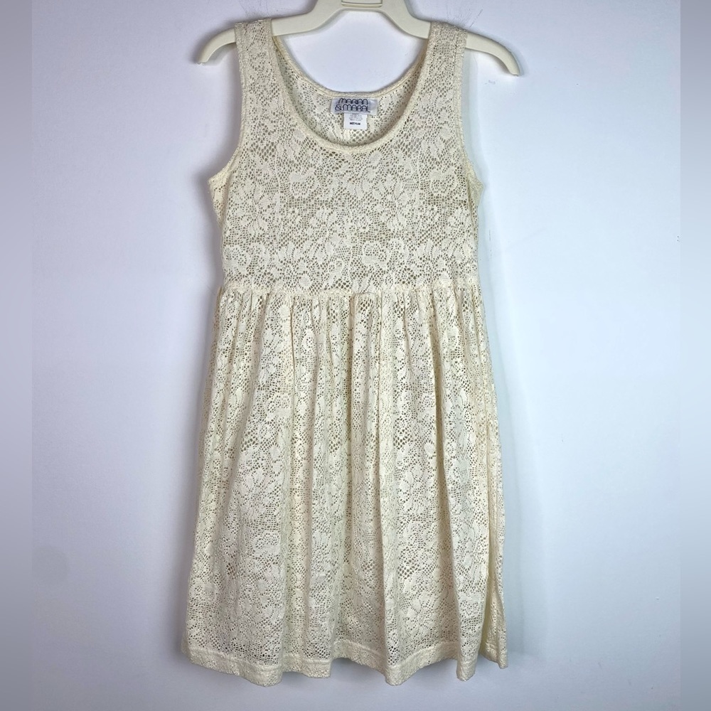 Marian & Maral Lace Cream Off white dress Medium